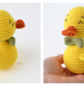 Jeff the Duck Amigurumi Free Crochet Pattern