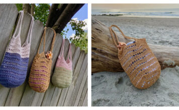 Lake Beach Bag Free Crochet Pattern and Video Tutorial