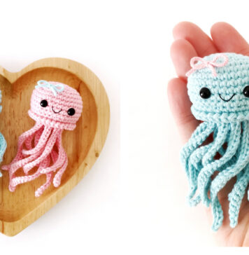 No-Sew Jellyfish Free Crochet Pattern