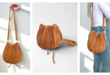Six Rectangles Bag Free Crochet Pattern and Video Tutorial
