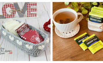 Tea Bag Basket Free Crochet Patterns