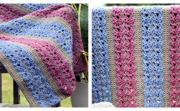 Wild Flowers Afghan Free Crochet Pattern