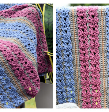Wild Flowers Afghan Free Crochet Pattern