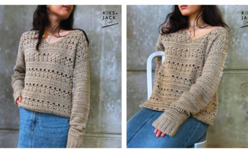 Cozy Fall Pullover Sweater Free Crochet Pattern