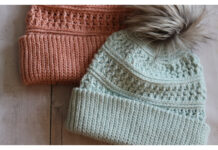 Deep River Beanie Hat Free Crochet Pattern and Video Tutorial