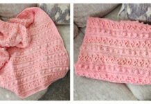 Diamond Puff Blanket Free Crochet Pattern