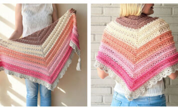 Dreamy Days Shawl Free Crochet Pattern and Video Tutorial