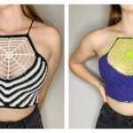 Spiderweb Halter Top Crochet Pattern and Video Tutorial